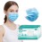 LEMENT 125 Pcs Blue Disposable Face Masks, 3 Ply Face Mask Elastic Earloops for Adults, Disposable Blue Mask for Indoor Outdoor
