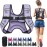 BAGAIL Weighted Vest, 5lb/8lb/10lb/12lb/15lb/20lb/25lb/30lb Weight Vest for Walking & Weight Loss, Reflective Rucking Vest with Phone Pouch for Women & Men, Home Gym & Outdoor Training