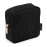 MAGEFY Small Makeup Bag for Purse Mini Cosmetics Bag Corduroy Cute Cosmetic Pouch for Women with Slip-in Pockets-Black