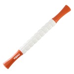 MZDXJ Muscle Roller Massage Roller Stick for Athletes, Help Reducing Muscle Soreness Cramping Tightness Leg Arms Back Calves Muscle Massager 18 inch(Orange White)