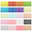 Hair Clips ECADY (100-Pack 20-Colors) Rectangle Non-Slip Snap Barrettes for Girls, Women, Kids - 2 Inch