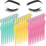 Mudder 28 Pcs Eyebrow Razor Knife Shaver Trimmer Shaver Multipurpose Exfoliating Tool Facial Hair Removal for Women Valentine Gift Giving (Red,Yellow,Green)