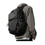 SEAFEW Large Black Convertible Sling Crossbody Backpack Shoulder Bag for Men Women, Waterproof Nylon Chest Bag One Strap Back Pack for Hiking Walking Biking Travel Cycling with USB Charger Port