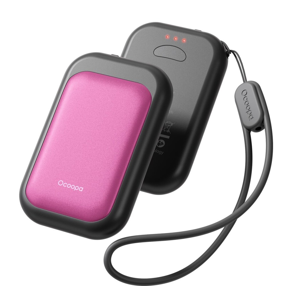 OCOOPA Magnetic Rechargeable Hand Warmers 2 Pack, Card-Style Electric AI Hand Warmers 5000mAh, Pocket Portable Hands Heater, UL Certified, for Men Women, Hunting Essentials, UT4 Young