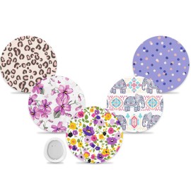 funpatch G7 Adhesive Patches Waterproof 20Pack G7 & Stelo Over Patches Flexible CGM Tape Non-Glue Central Full Cover Hypoallergenic & Latex-Free Stelo Overlay Patch for 15 Days Long Stay