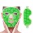 ZNCUETD Face Eye Mask Ice Pack for Reducing Puffiness, Bags Under Eyes, Puffy Dark Circles, Migraine,Hot/Cold Pack with Soft Plush Backing (Cucumber Green)