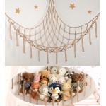 Stuffed Animal Storage Hammock or Net Corner - Large Toy Hammock Net for Stuffed Animals Room Decor - Cute Stuff Animal Organizer Plush Holder - Kids Baby Nursery Essentials Wall Bedroom Home Decor