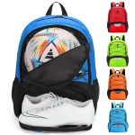 Hsmihair Youth Soccer Bag-Soccer Backpack&Backpack for Football Basketball,with Ball Compartment Separate Cleat Package (DeepBlue)