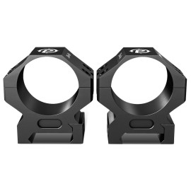 Pinty Scope Rings, 30 mm Rifle Scope Mounts Set of 2, Low Profile Optics Rifle Scope Rings, 7075 Aluminum Alloy Scope Mount Rings Riflescope Ring Mounts with 1 in. Height for 20 mm Picatinny Rail