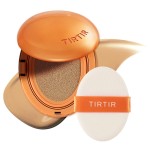 TIRTIR Mask Fit Ai Filter Cushion Foundation | AI-Like Semi-Matte Finish - Up to 72-Hour Medium to Full Coverage Korean BB Cushion Make up Beauty, 30N Rich Honey, 0.63 Fl Oz