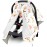 Metplus 2 in 1 Baby Car Seat Cover, Car Seat Canopy for Babies, Mom Multiuse Nursing Cover, Minky Baby Carrier Covers, Newborn Boy Girl, Peekaboo Opening