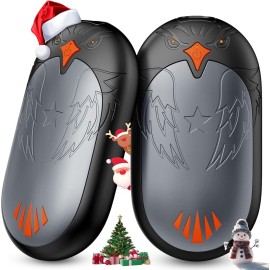 Magnetic Hand Warmers Rechargeable 2 Pack, Ergonomic Electric Hand Warmer, Up to 24hrs, Pocket Size Handwarmers,Warm Gifts for Raynauds, Golf, Men Women