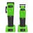 TPOB Play Barber Hair Clippers for Men 7500 RPM with Rubber Grips (Green 2 Set)