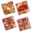 Efivs Arts Christmas Cellophane Bags Biscuit Roasting Treat Bags Individual Wrappers Self Adhesive OPP Cookie Bakery Present Gift DIY Candy Decorating Favor Bags (4x4 Inch, 200Pcs)