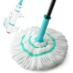 KeFanta Self Wringing Twist Mops for Floor Cleaning, Microfiber Floor mop with 57  Long Handle, Easy Wring Mop for Hardwood Commercial Household Clean