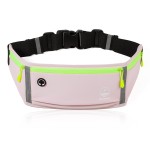 Running Belt Slim Fanny Packs for Women, Pink Running Fanny Pack Waist Pack Phone Holder for Running Hiking Workout