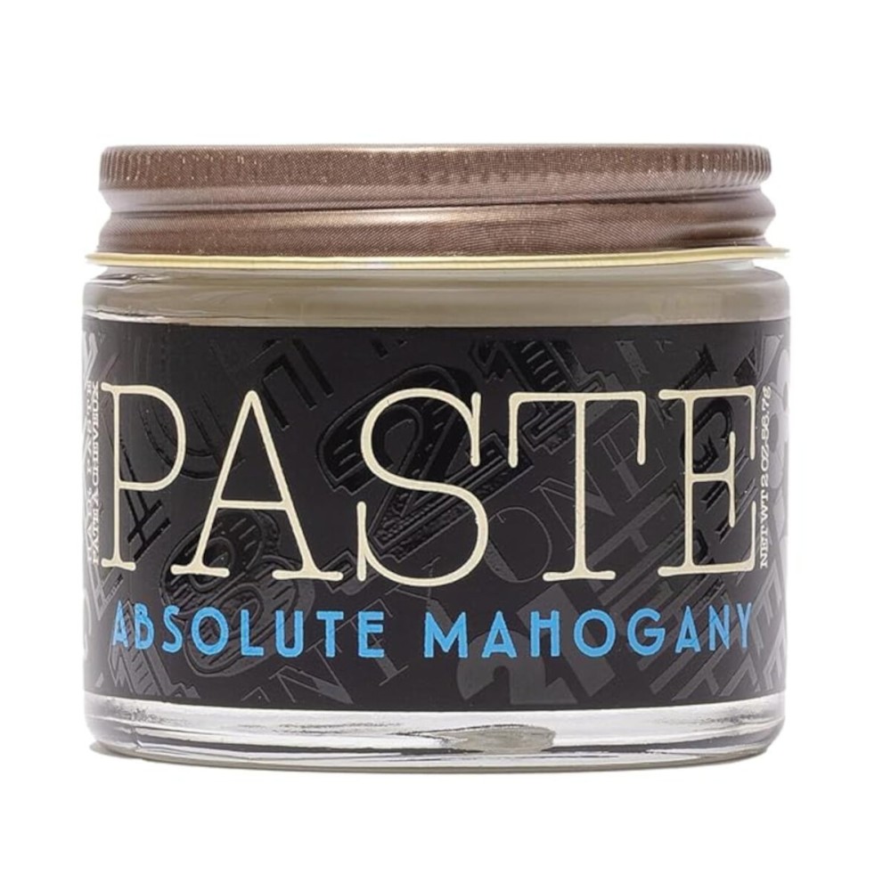 18.21 Man Made Hair Styling Product, 2oz. Absolute Mahogany Scent in Paste with Natural Shine Finish