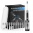 Seapeoa Adult Sonic Electric Toothbrush with 10 Brush Heads, Travel case, and Wall Bracket, Suitable for Both Adults and Children, IPX8 Waterproof, USB Charging, 42000VPM, Silver