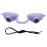 Super Sunnies EVO Flex UV Eye Protection FDA Compliant Eyeshields, Tanning Bed Goggles, Red Light Theraphy Glasses with Strap 1 Pack - Lavender