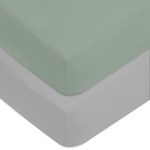 American Baby Company 2 Pack Fitted Crib Sheets 28 x 52, 100% Polyester Ultra Soft Microfiber, Gray/Green, for Boys and Girls, Fits Crib and Toddler Bed Mattresses