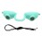 Super Sunnies EVO Flex UV Eye Protection FDA Compliant Eyeshields, Tanning Bed Goggles, Red Light Theraphy Glasses with Strap 1 Pack - Teal