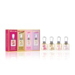 Juicy Couture Viva La Juicy 4 Piece Mini Perfume Sampler, Women\'s Eau de Parfum Discovery Gift Set, Travel Size, Fruity, Floral & Sweet, 0.17 fl oz