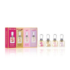 Juicy Couture Viva La Juicy 4 Piece Mini Perfume Sampler, Women\'s Eau de Parfum Discovery Gift Set, Travel Size, Fruity, Floral & Sweet, 0.17 fl oz