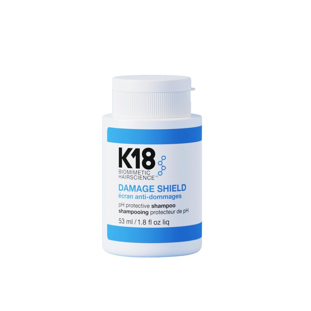 K18 Damage Shield Protective Shampoo, Reduces Frizziness & Tangles, Maintains Hair Health, 1.8 Fl Oz