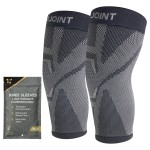 CopperJoint Pull On Knee Brace Women & Men Workout - Copper Infused Knee Sleeves for Men, Elastic Compression Knees Support Braces for Fitness, Volleyball, Basketball, Running, Sports - Large