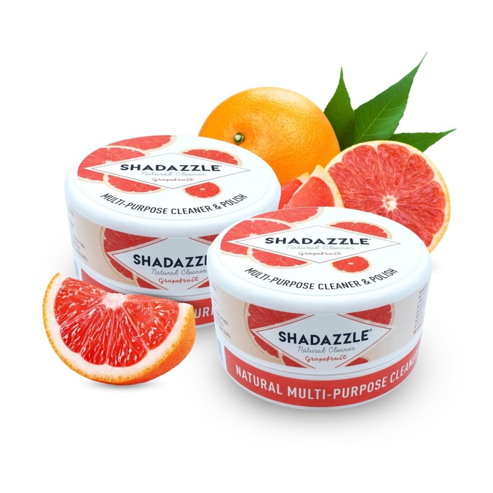 Shadazzle Natural All Purpose Cleaner and Polish - Eco friendly Multi-purpose Cleaning Product (2 Pack, Grapefruit)
