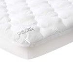 Waterproof Crib Mattress Protector, Cotton Fabric Toddler Mattress Sheets, Crib Sheets for Boys and Girls
