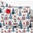 GIOLNIAY Rustic Christmas Wrapping Paper for Kids Adults - Vintage Holiday Gift Wrap with Plaid Farmhouse, Stars, and Pine Trees - 4 Jumbo Sheets, 28 x 40 Each (31 sq. ft ttl), Easy to Store