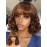 Beauty Forever Bob Wig Human Hair with Bangs Loose Body Wave Glueless 4x2 HD Lace Chestnut Chocolate Brown with Highlight Pre Plucked Bob Wear and Go Short Wigs Beginner Friendly 150% Density 12inch