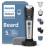 Norelco Philips Beard Trimmer 7000 Series, 100% Waterproof Trimmer for Men, 40 Lock-in Hair Length Settings, BeardSense Power Adaptability, Detail & T-Blade Trimmer Heads, Charging Stand, BT7670/40