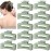12 Pcs Sage Green Hair Claw Clips for Women, 3.5 Inch Matte Square Jaw Clips, Non-Slip Medium Hair Accessories for Bridesmaids, Wedding Guests, and Daily Styling