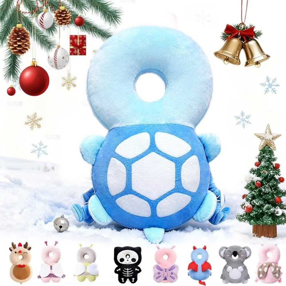 Baby Head Protector Backpack for Falling Crawling and Walking Toddler Essentials Harness Infant Turtle Toys Helmets Baby Christmas Gifts Essentials Must Have Stuff Items for 0.5-2 Years