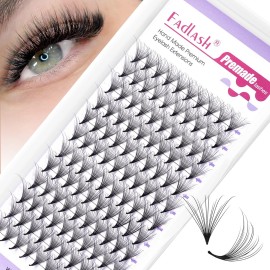 FADLASH Premade Lash Fans D Curl Premade Fans Eyelash Extensions 16D 0.07 Volume Lash Fans Premade Handmade Premade Lash Extensions Fans (16D-07D, Camellia)