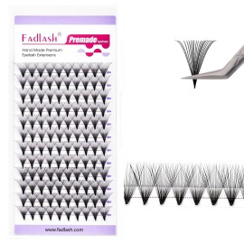 FADLASH Premade Lash Fans D Curl Premade Fans Eyelash Extensions 20D 0.07 Volume Lash Fans Premade Handmade Premade Lash Extensions Fans (20D-0.07D-13mm)