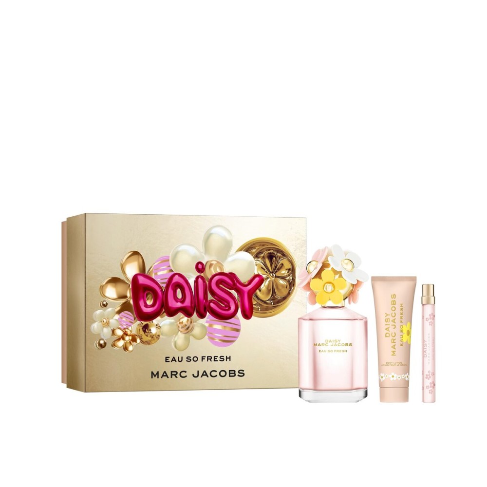 Marc Jacobs Daisy Fresh 4.2 fl. Oz + 0.3 fl. Oz EDT + 2.5 fl. Oz Body Lotion 3-pc Set (Holiday FY26)