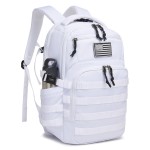 Wotony Military tactical backpack, backpack for men black small tactical assault school bag