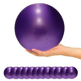 ElwynnLane 9 Inch Exercise Pilates Ball Mini Exercise Barre Ball for Yoga,Stability Exercise Training Gym Anti Burst and Slip Resistant Balls Physical Therapy Improves Balance, Core Strength