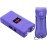 FIGHTSENSE Self-Defense Kit 1/2oz Pepper Spray & Mini Stun Gun for Men & Women,25 Burst,12 Foot Range,1.60 C Painful Charge,LED Flashlight,Safety Switch (Violet)
