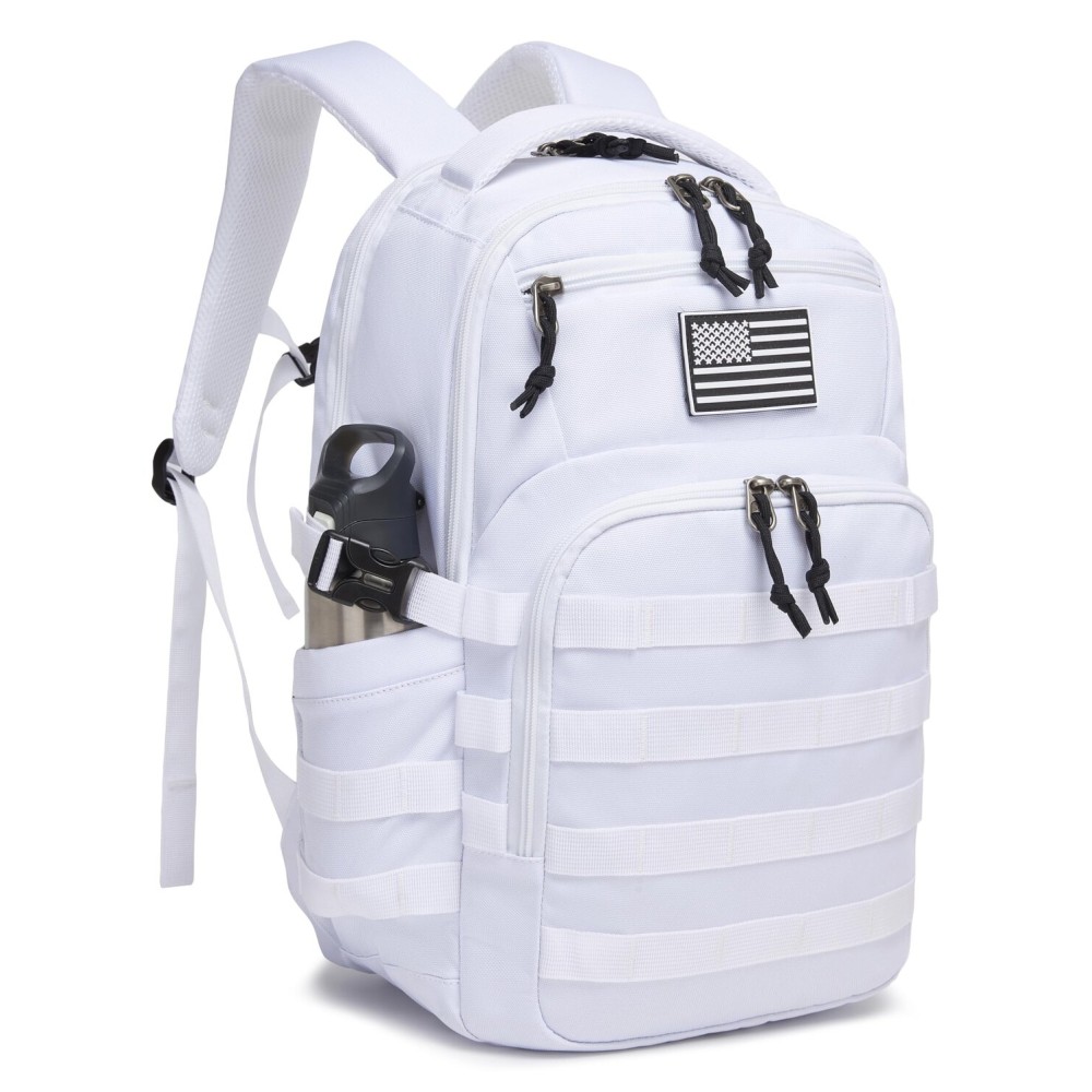 Wotony Military tactical backpack, backpack for men black small tactical assault school bag