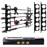 KastKing SafeGuard Fishing Rod Holder for Garage, Wall or Ceiling Mounted Fishing Rod Rack Storage Organizer, Fishing Pole Holder Holds 6 Rods or Combos in Less Than 18 Inches