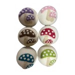 Ezhippie Quality Wool Dryer Balls - 6 XL Mushroom Pack - 1000+ Loads - Pure Organic Wool - Reusable Natural Fabric Softener Perfect with Essential Oils, Reduce Clothing Static and Wrinkles