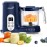 GROWNSY Baby Food Maker with Steam Basket, One Step Baby Food Processor Steamer Puree Blender Grinder Mills Machine, Auto Cooking Grinding and Sterili-zing for Healthy Homemade Baby Food, Dark Blue