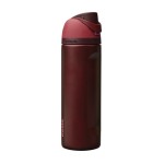 Owala FreeSip Insulated Stainless Steel Water Bottle with Straw, BPA-Free Sports Water Bottle, Great for Travel, 24 Oz, Black Cherry