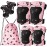 FIODAY Knee Pads for Kids Unicorn Knee Elbow Pads Wrist Guards with Drawstring Bag Adjustable Protective Gear Set for Girls Boys Inline Skating Bike Cycling Skateboard Scooter, 3-8 Years Old
