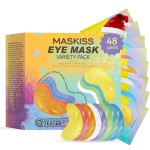 Maskiss Under Eye Patches Variety Pack (48 Pairs), Stocking Stuffers for Women, Eye Masks for Dark Circles Puffy Eyes With 8 Colors (6 Pairs/Color), Vegan Skin Care Gifts for Teen Girls