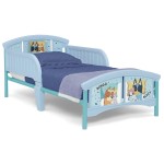 Delta Children Plastic Toddler Bed, Bluey